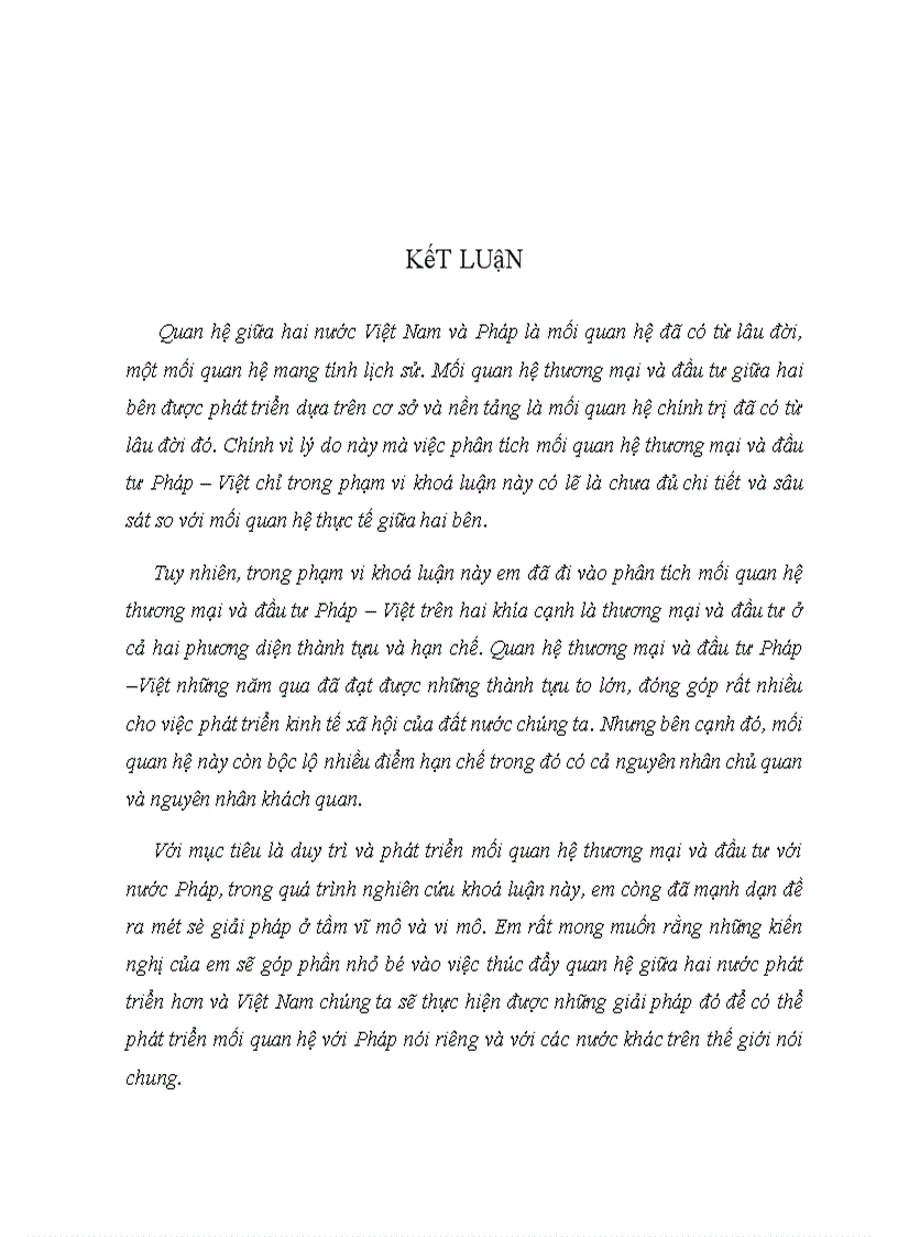 image for page Quan hệ thương mại và đầu tư Pháp Việt thực trạng và triển vọng