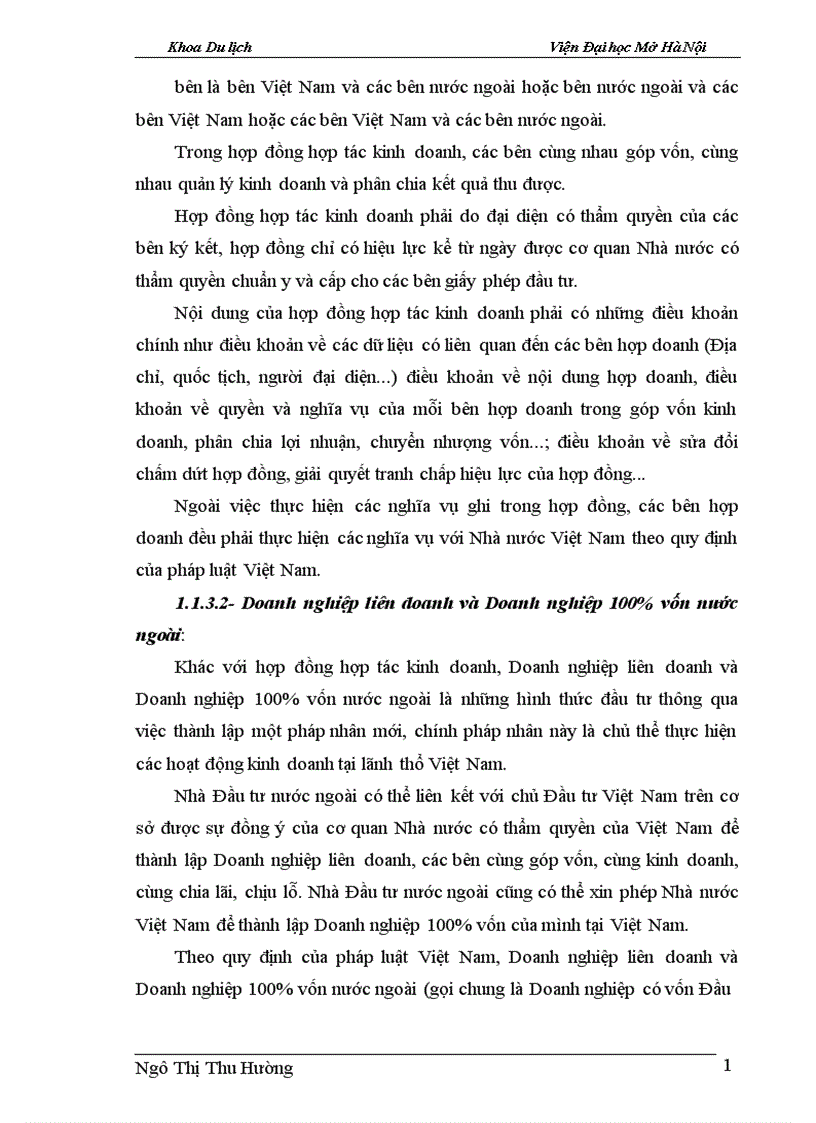 image for page Một số giải pháp để tăng cường khả năng thu hút vốn đầu tư nước ngoài góp phần phát triển Du lịch Hà Nội 1