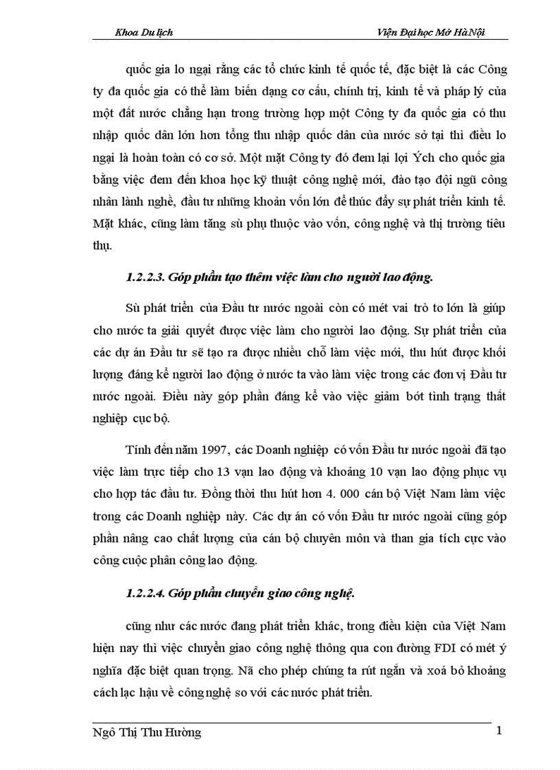 image for page Một số giải pháp để tăng cường khả năng thu hút vốn đầu tư nước ngoài góp phần phát triển Du lịch Hà Nội 1