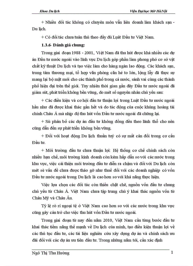 image for page Một số giải pháp để tăng cường khả năng thu hút vốn đầu tư nước ngoài góp phần phát triển Du lịch Hà Nội 1