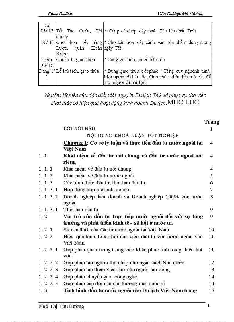 image for page Một số giải pháp để tăng cường khả năng thu hút vốn đầu tư nước ngoài góp phần phát triển Du lịch Hà Nội 1