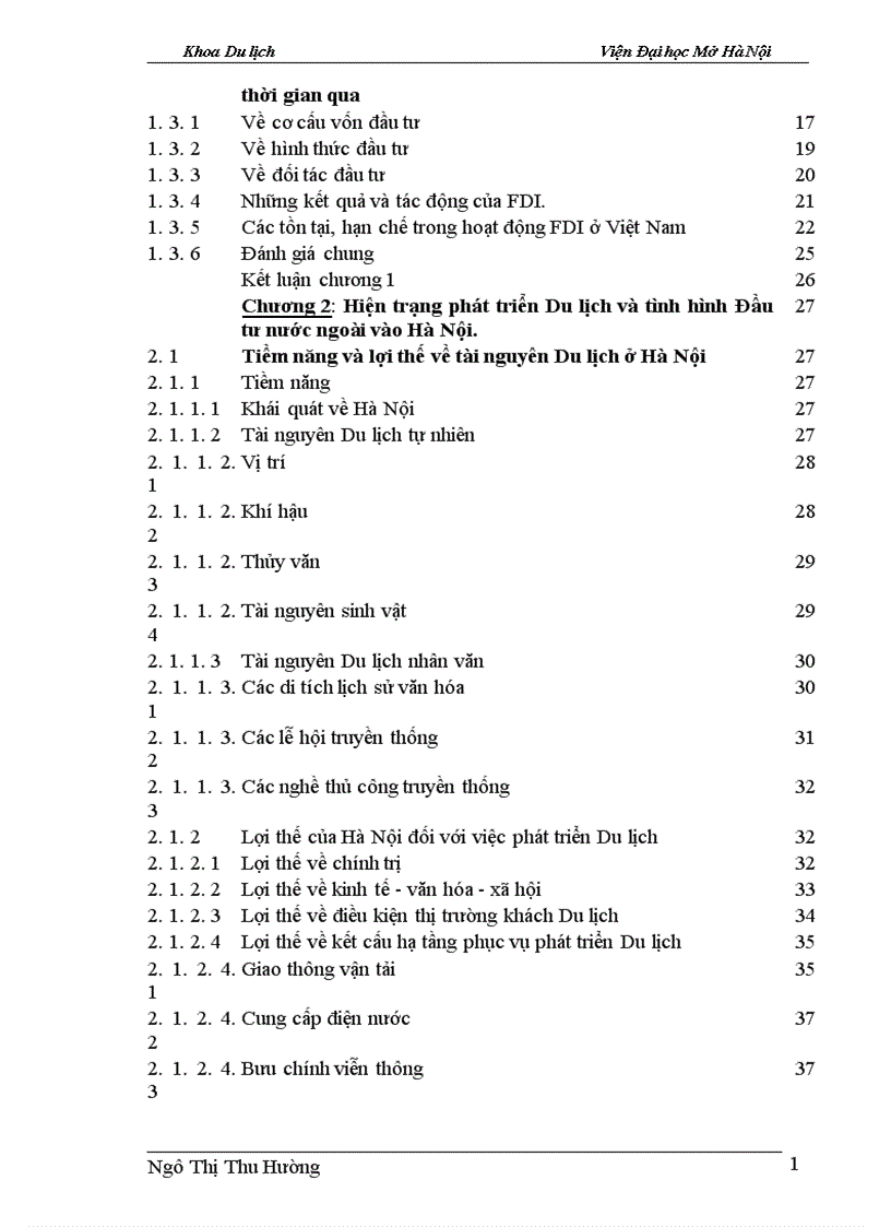 image for page Một số giải pháp để tăng cường khả năng thu hút vốn đầu tư nước ngoài góp phần phát triển Du lịch Hà Nội 1