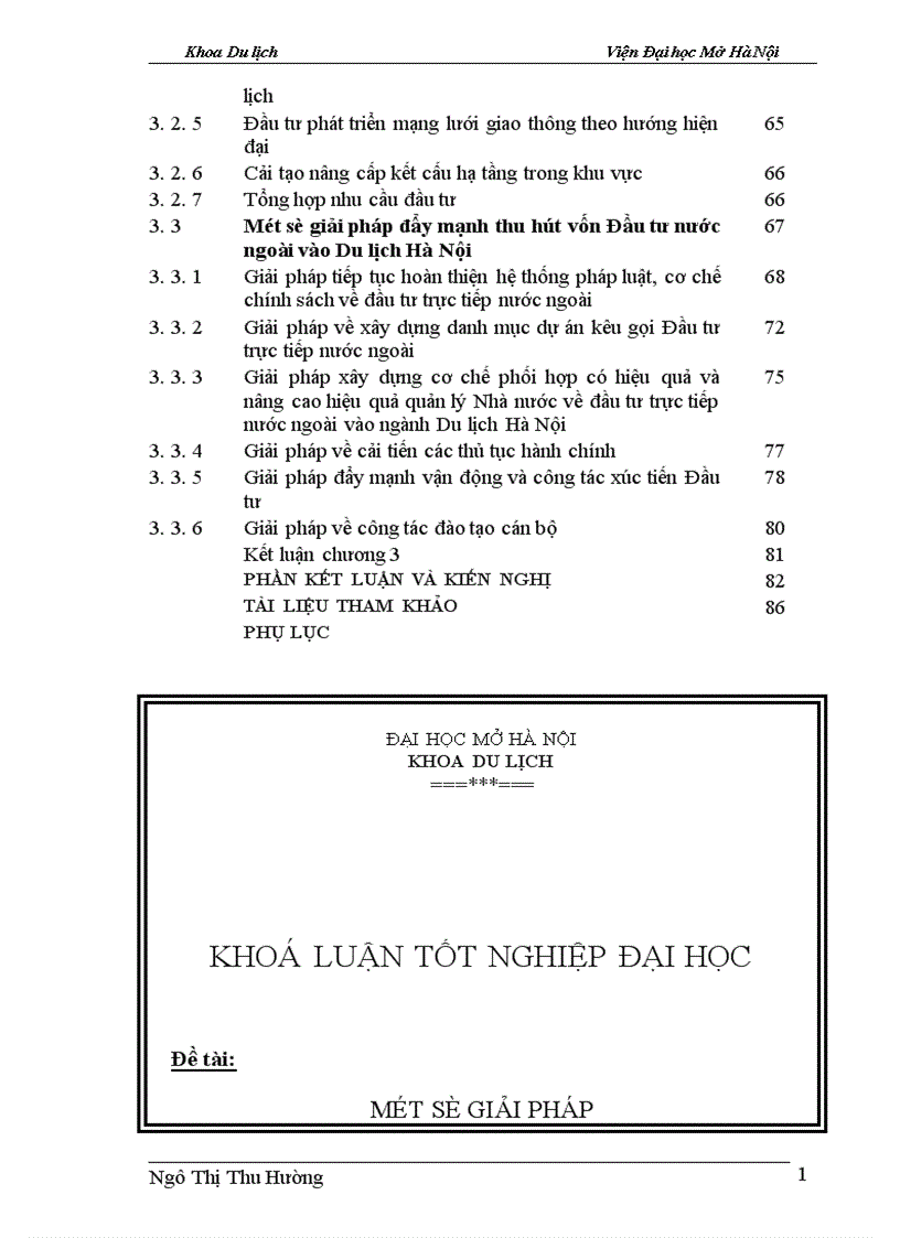 image for page Một số giải pháp để tăng cường khả năng thu hút vốn đầu tư nước ngoài góp phần phát triển Du lịch Hà Nội 1