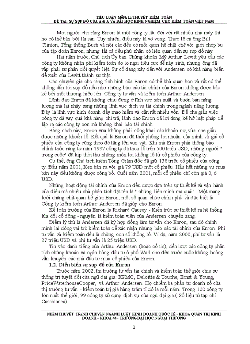 image for page Sự sụp đổ của a a và bài học kinh nghiệm cho kiểm toán việt nam 1