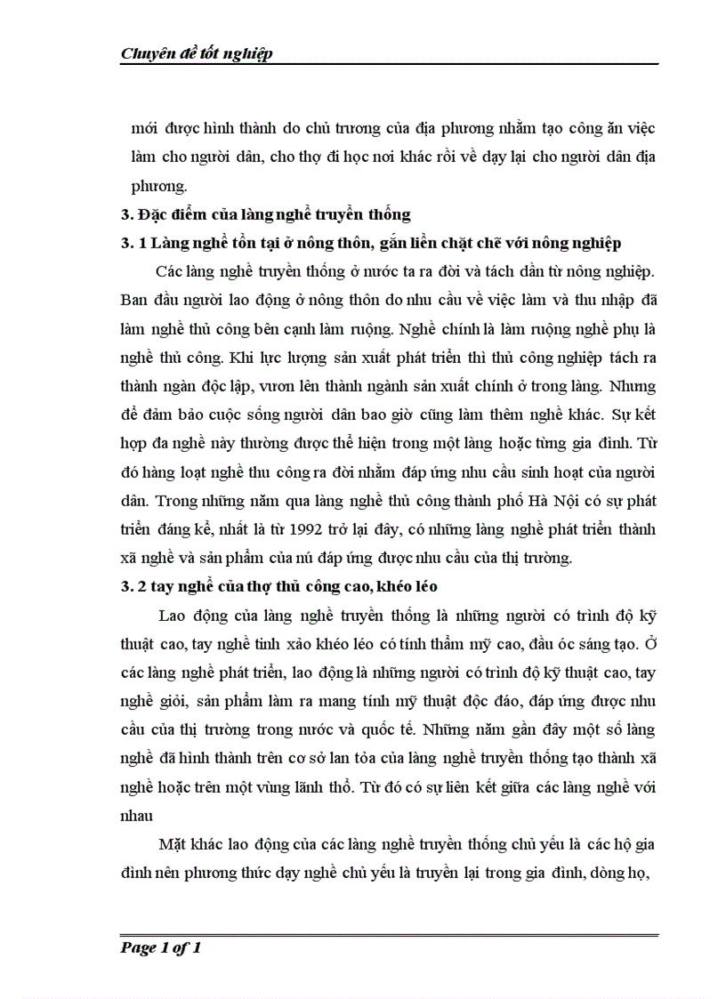 image for page Thực trạng và giải pháp chủ yếu phát triển làng nghề truyền thống ở xã Tân Triều huyện Thanh Trì Hà Nội trong thời kỳ hội nhập