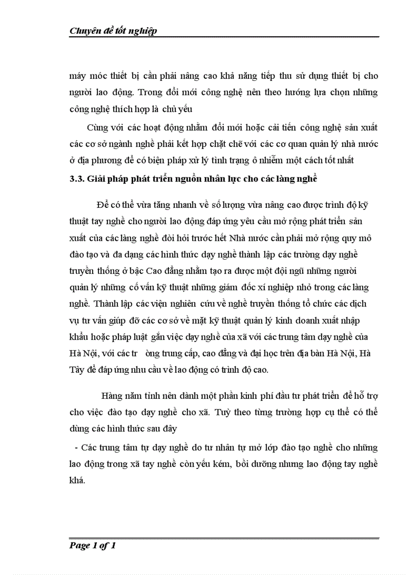 image for page Thực trạng và giải pháp chủ yếu phát triển làng nghề truyền thống ở xã Tân Triều huyện Thanh Trì Hà Nội trong thời kỳ hội nhập