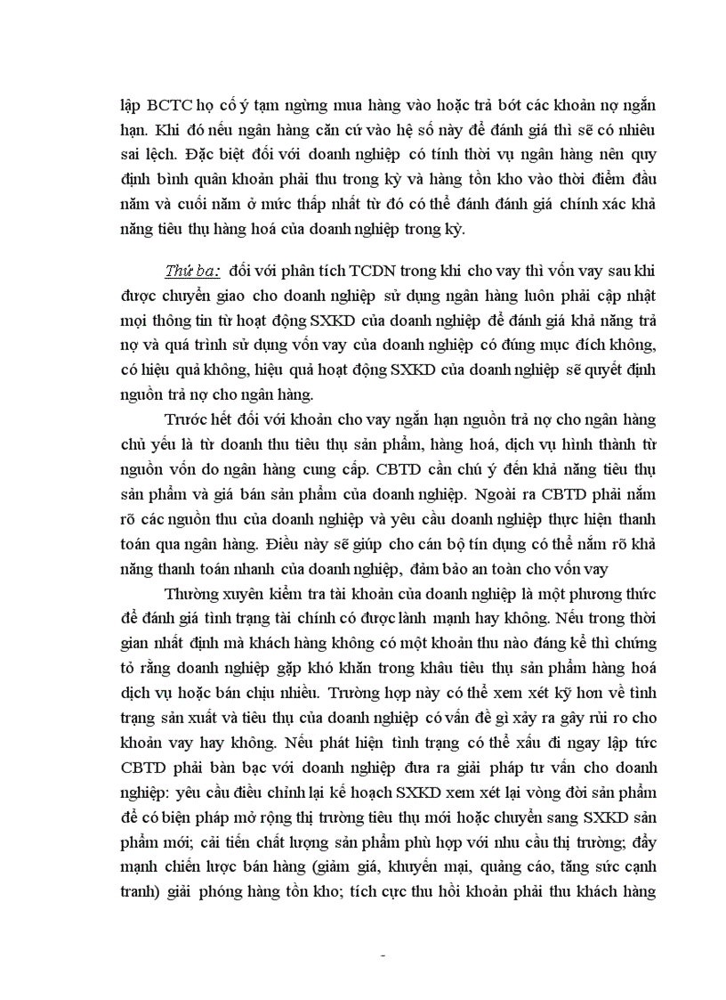 image for page Giải pháp nâng cao chất lượng phân tích tài chính doanh nghiệp trong hoạt động cho vay ngắn hạn tại chi nhánh ngân hàng công thương Hai Bà Trưng