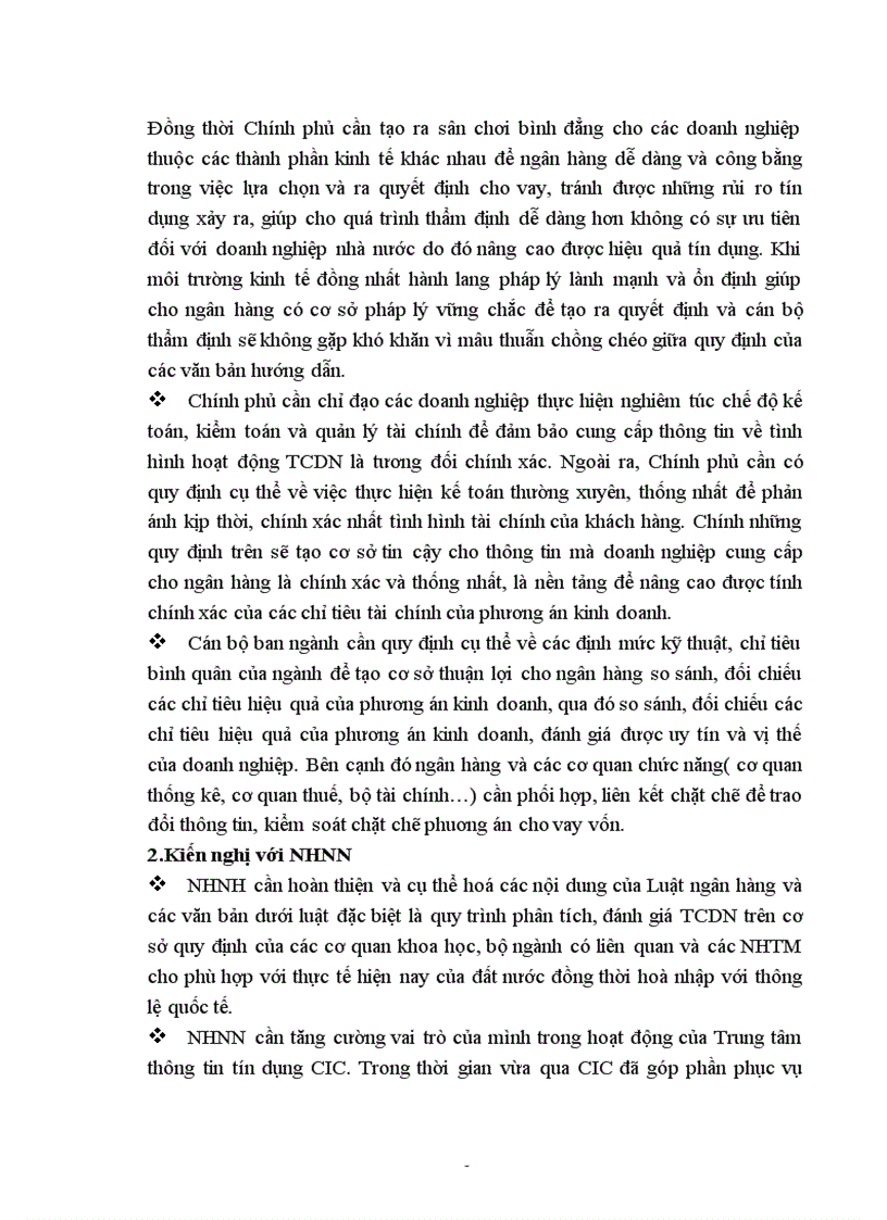 image for page Giải pháp nâng cao chất lượng phân tích tài chính doanh nghiệp trong hoạt động cho vay ngắn hạn tại chi nhánh ngân hàng công thương Hai Bà Trưng
