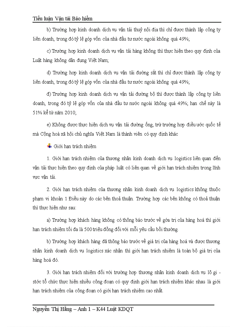 image for page Ngành logistics Việt Nam trước thời điểm mở cửa của WTO và thực trạng hoạt động của một số công ty Logistics ở Việt Nam 1