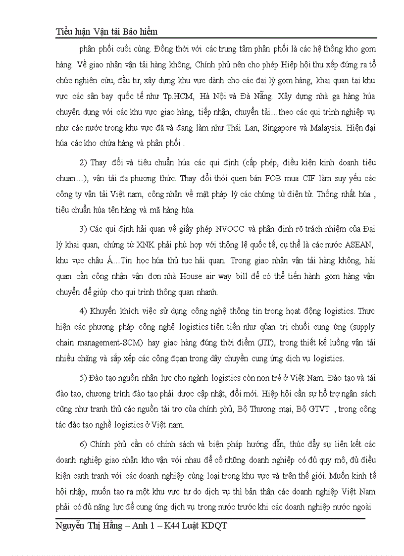 image for page Ngành logistics Việt Nam trước thời điểm mở cửa của WTO và thực trạng hoạt động của một số công ty Logistics ở Việt Nam 1