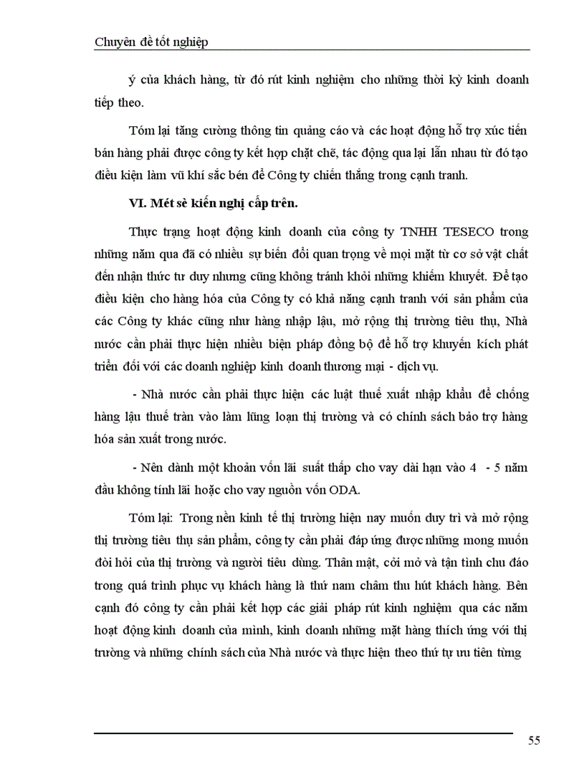 image for page Những biện pháp cơ bản góp phần duy trì và mở rộng thị trường tiêu thụ sản phẩm ở Công ty TNHH TESECO 1