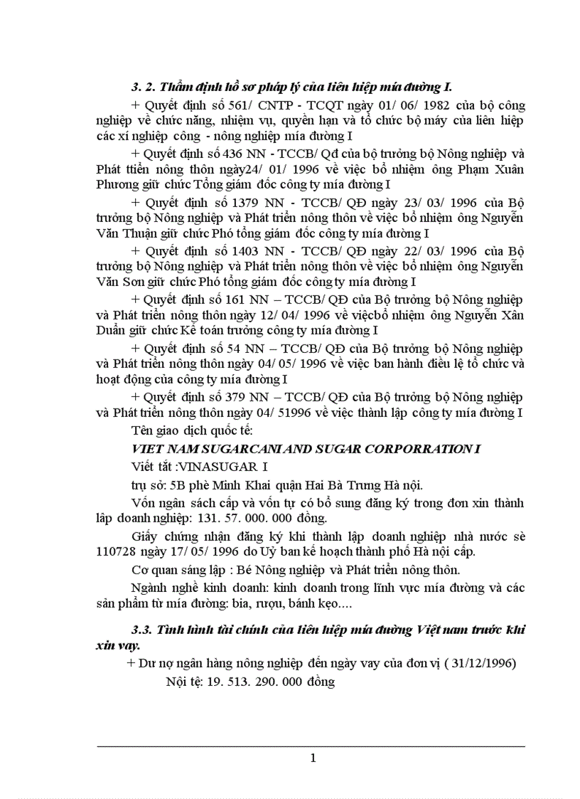 image for page Một số giải pháp nhằm nâng cao hiệu quả công tác thẩm định tài chính trong cho vay trung dài hạn tại Sở Giao Dịch NHNoVN 1