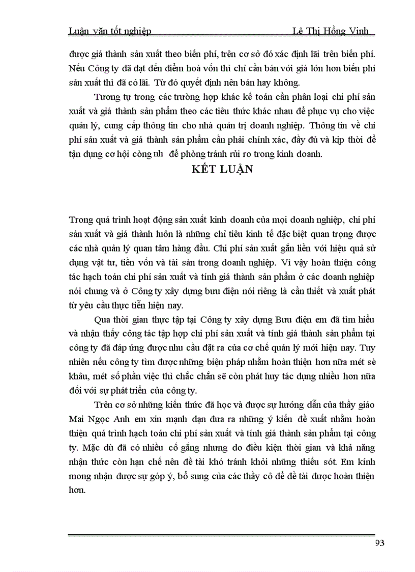 image for page Tổ chức công tác kế toán tập hợp chi phí sản xuất và tính giá thành sản phẩm tại Công ty Xây dựng Bưu điện 1