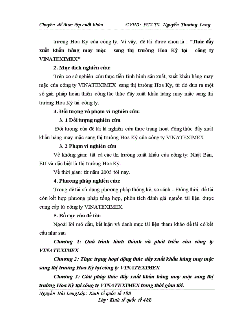 image for page Thúc đẩy xuất khẩu hàng may mặc sang thị trường Hoa Kỳ tại công ty VINATEXIMEX 1