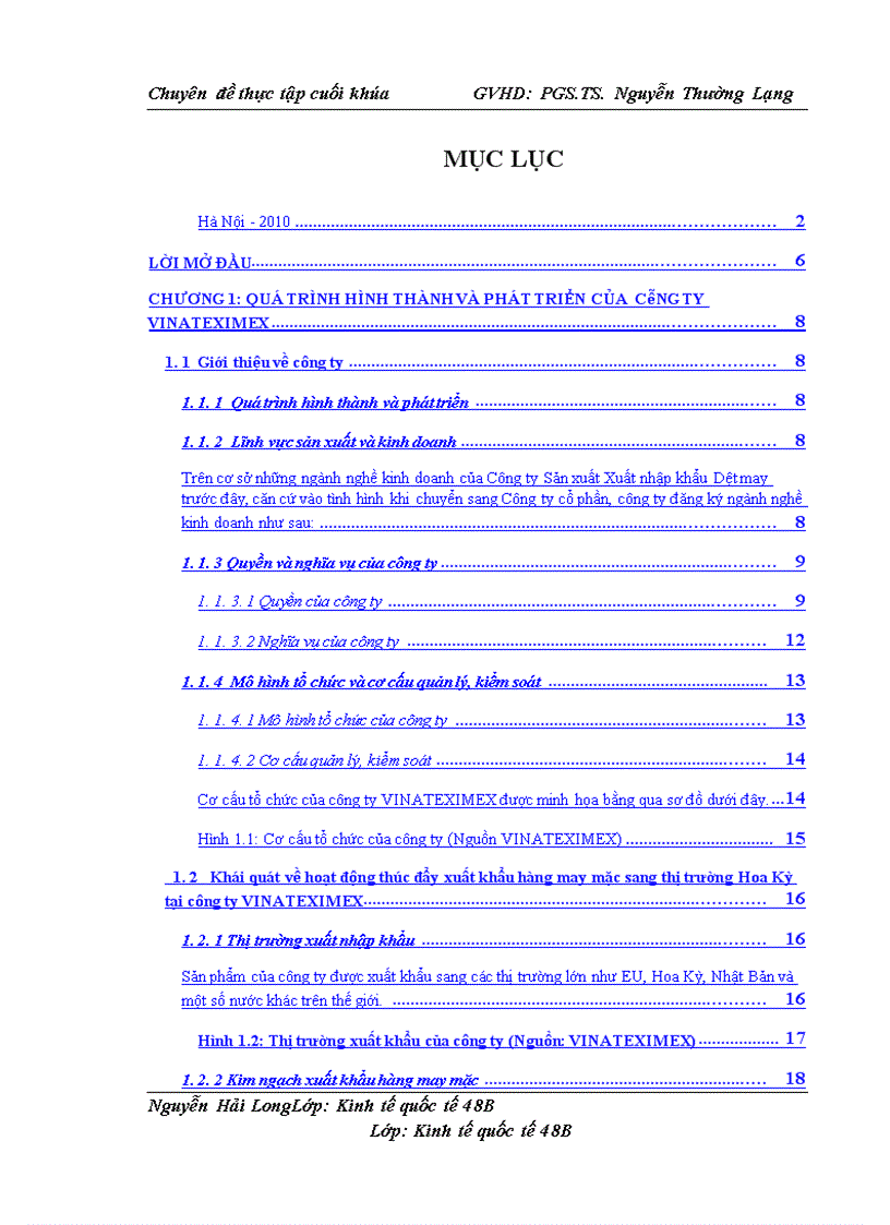 image for page Thúc đẩy xuất khẩu hàng may mặc sang thị trường Hoa Kỳ tại công ty VINATEXIMEX 1