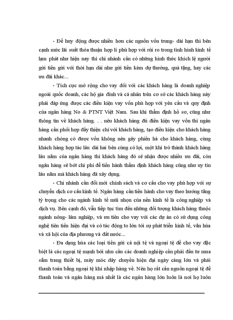 image for page Nâng cao chất lượng tín dụng trung và dài hạn tại chi nhánh Ngân Hàng No PTNT Tràng An 1