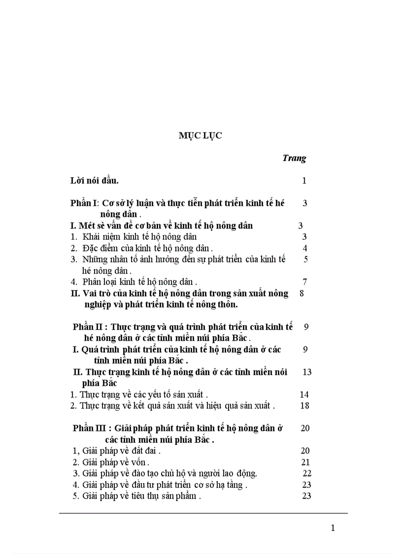 image for page Thực trạng và giải pháp phát triển kinh tế hộ nông dân ở các tỉnh miền núi phía Bắc 1