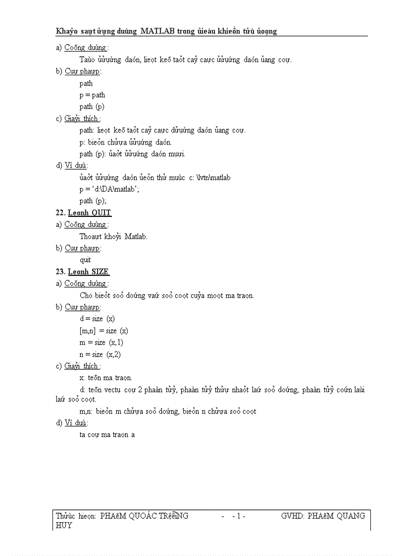 image for page Khảo sát ứng dụng MATLAB trong điều khiển tự động 1