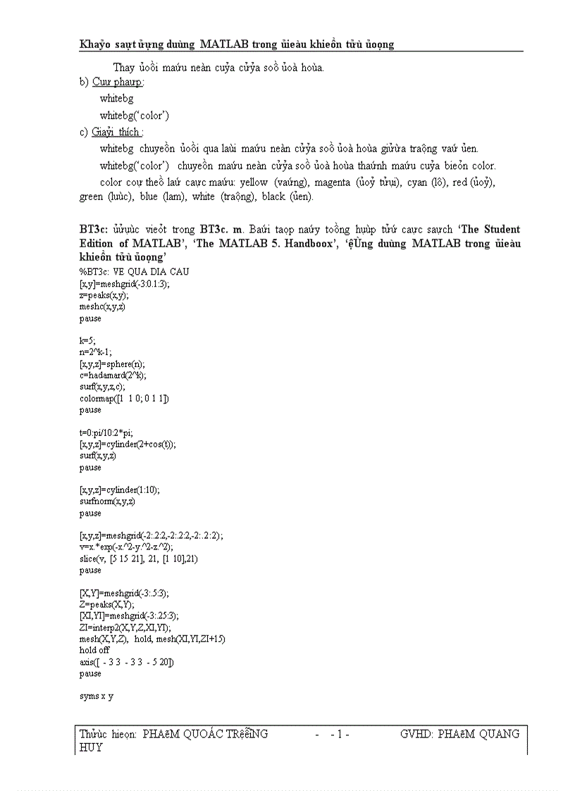 image for page Khảo sát ứng dụng MATLAB trong điều khiển tự động 1