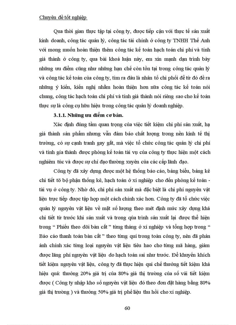 image for page Công tác kế toán tập hợp chi phí sản xuất và tính giá thành sản phẩm tại Công ty TNHH Thế Anh 1