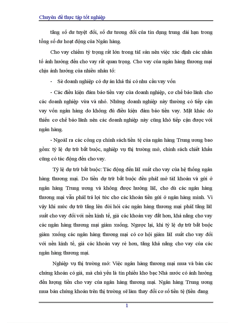 image for page Hoàn thiện nghiệp vụ cho vay của Sở giao dịch I Ngân hàng Công thương Việt Nam 1