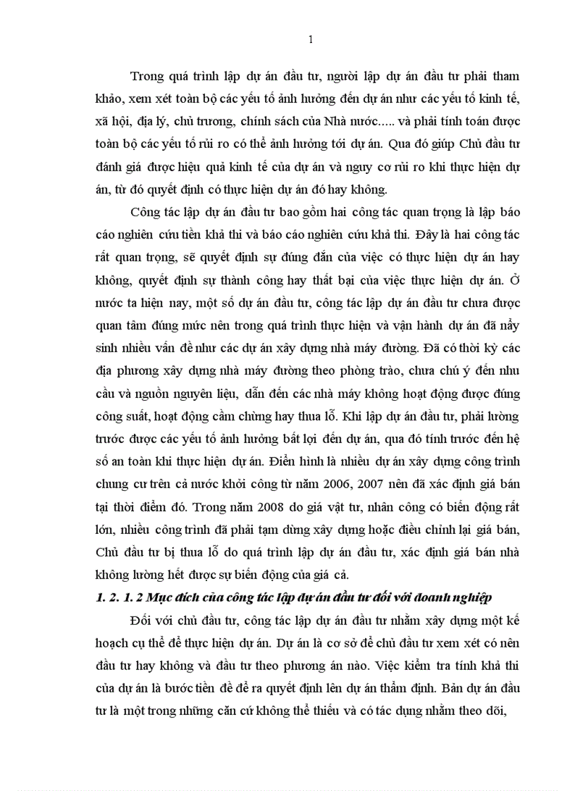 image for page Hoàn thiện công tác lập dự án đầu tư phát triển tại Công ty cổ phần dung dịch khoan và hoá chất dầu khí 1