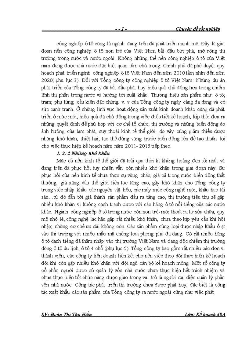 image for page Hoàn thiện công tác lập và thực hiện kế hoạch sản xuất kinh doanh tại Tổng công ty công nghiệp ô tô Việt Nam