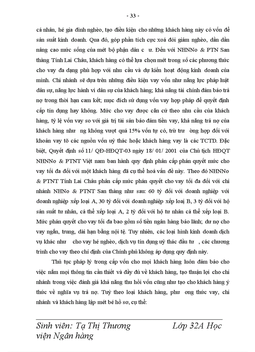image for page Giải pháp nâng cao hiệu quả tín dụng trung và dài hạn tại NHNo PTNT San thàng Tỉnh Lai Châu 1
