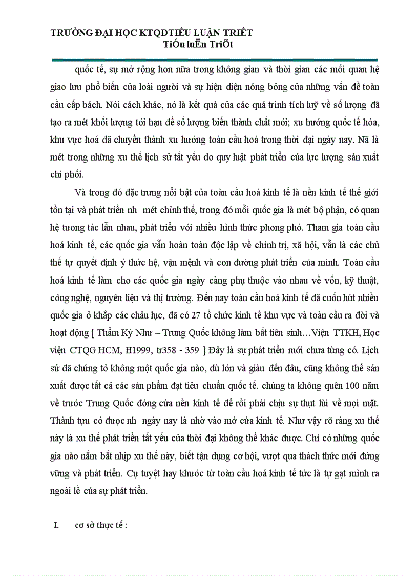 image for page Việt Nam trong xu thế hội nhập và phát triển dưới con mắt triết học 1