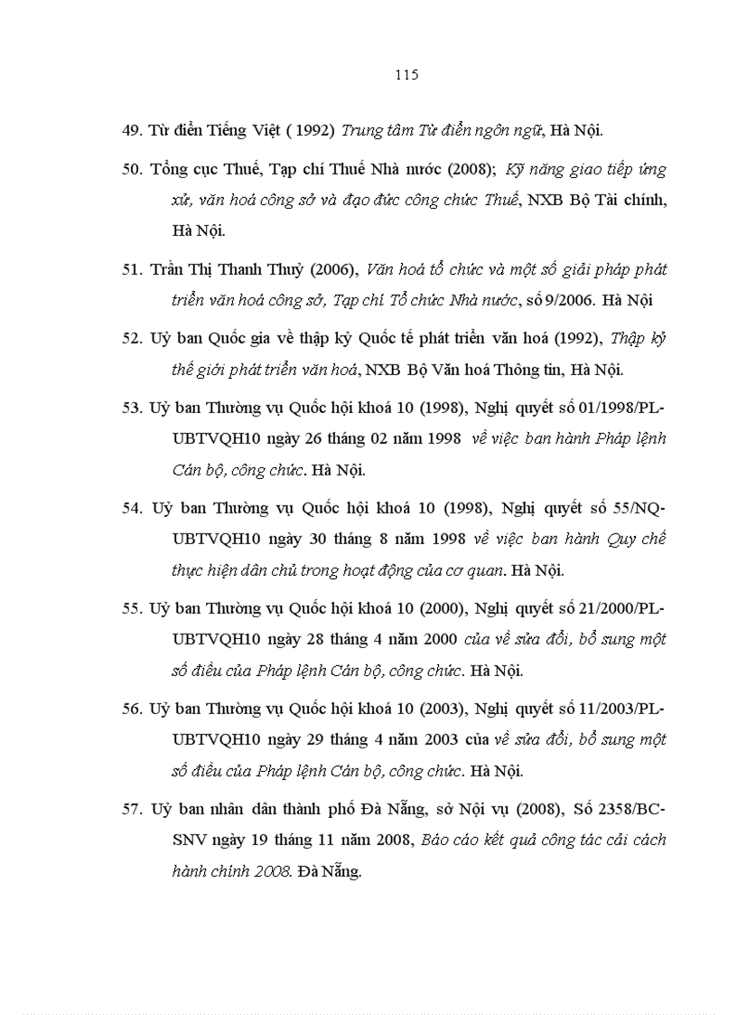 image for page Thực hiện Quy chế văn hoá công sở tại các cơ quan hành chính nhà nước