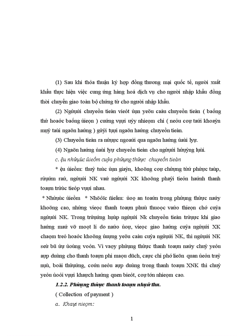 Giải pháp hoàn thiện hoạt động chất lượng thanh toán quốc tế tại NHNN PTNT chi nhánh tỉnh Nam Định 1