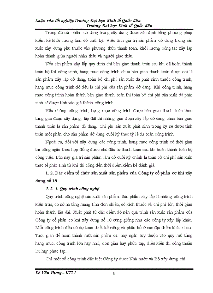 image for page Tổ chức kế toán chi phí sản xuất và tính giá thành sản phẩm xây lắp tại Công ty Cổ phần cơ khí xây dựng số 18 COMA18 1