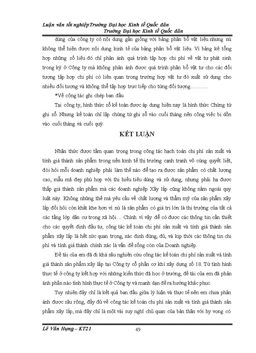 image for page Tổ chức kế toán chi phí sản xuất và tính giá thành sản phẩm xây lắp tại Công ty Cổ phần cơ khí xây dựng số 18 COMA18 1