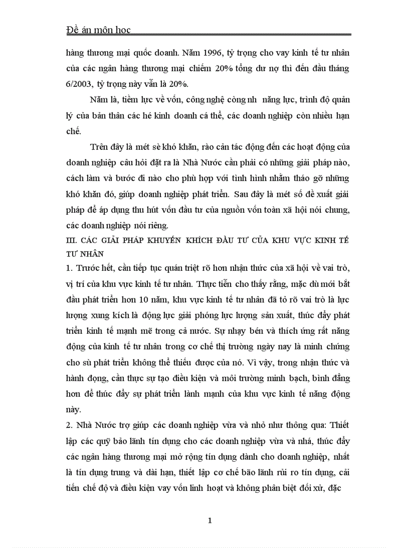 image for page Vai trò đầu tư khu vực kinh tế tư nhân và một số giải pháp khuyến khích đầu tư ở khu vực này trong thời gian tới 1