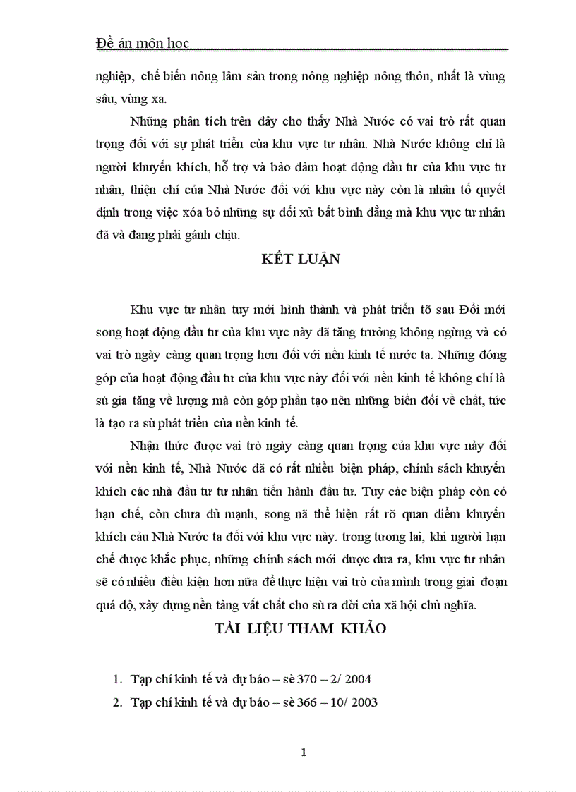 image for page Vai trò đầu tư khu vực kinh tế tư nhân và một số giải pháp khuyến khích đầu tư ở khu vực này trong thời gian tới 1