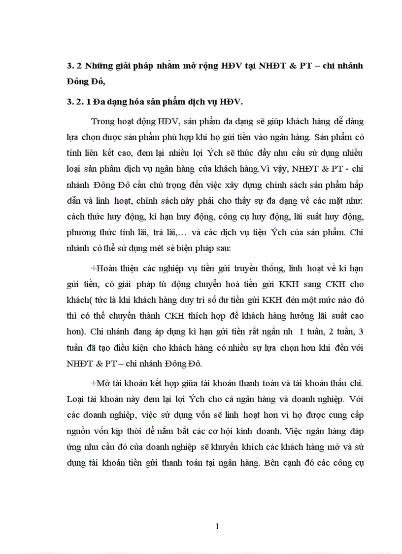 image for page Giải pháp mở rộng huy động vốn tại ngân hàng Đầu Tư và Phát Triển chi nhánh Đông Đô 1