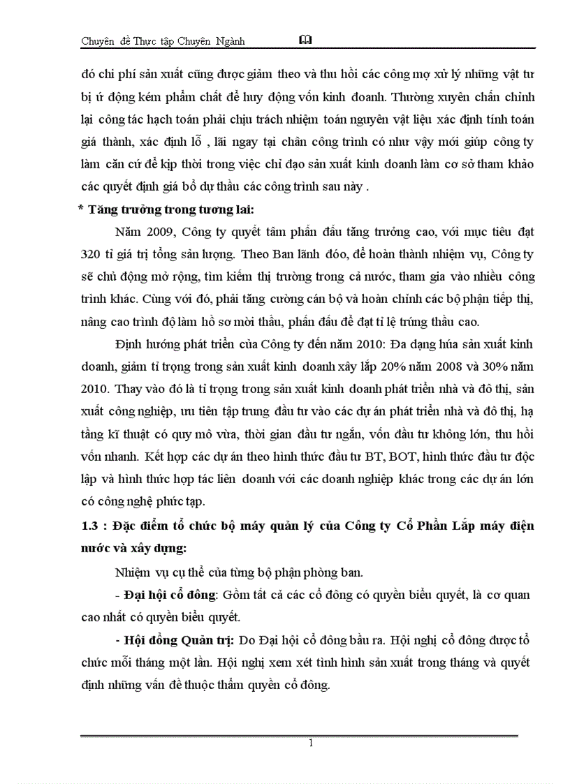 image for page Hoàn thiện kế toán nguyên vật liệu ở Công ty Cổ phần lắp máy điện nước và xây dựng 1