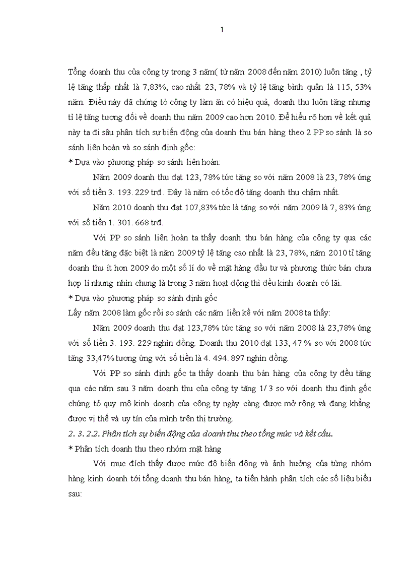 image for page Phân tích doanh thu tại công ty cổ phần VN Hải Đăng 1