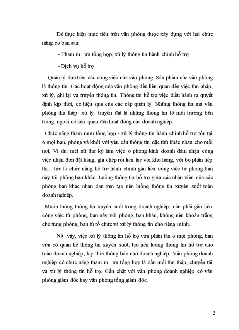 image for page Một số vấn đề về tổ chức bộ máy văn phòng nhằm từng bước nâng cao hiệu quả quản lý tại công ty May Chiến Thắng 1