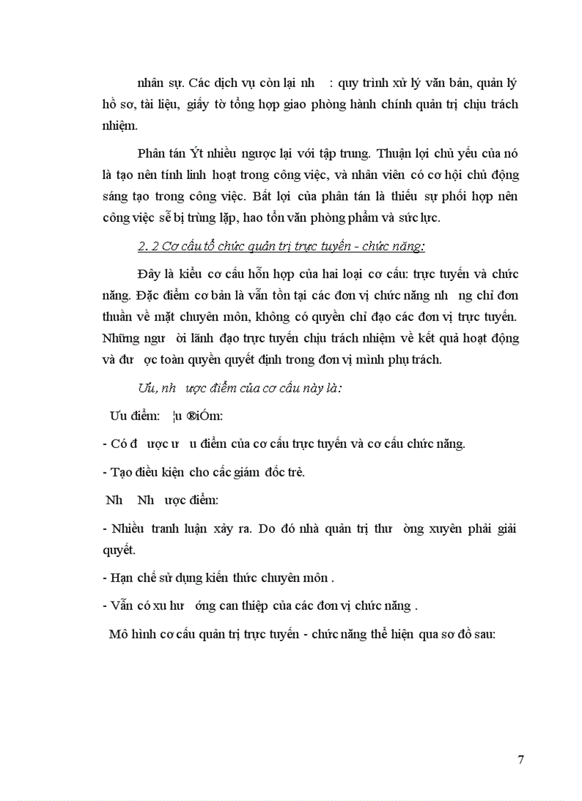 image for page Một số vấn đề về tổ chức bộ máy văn phòng nhằm từng bước nâng cao hiệu quả quản lý tại công ty May Chiến Thắng 1