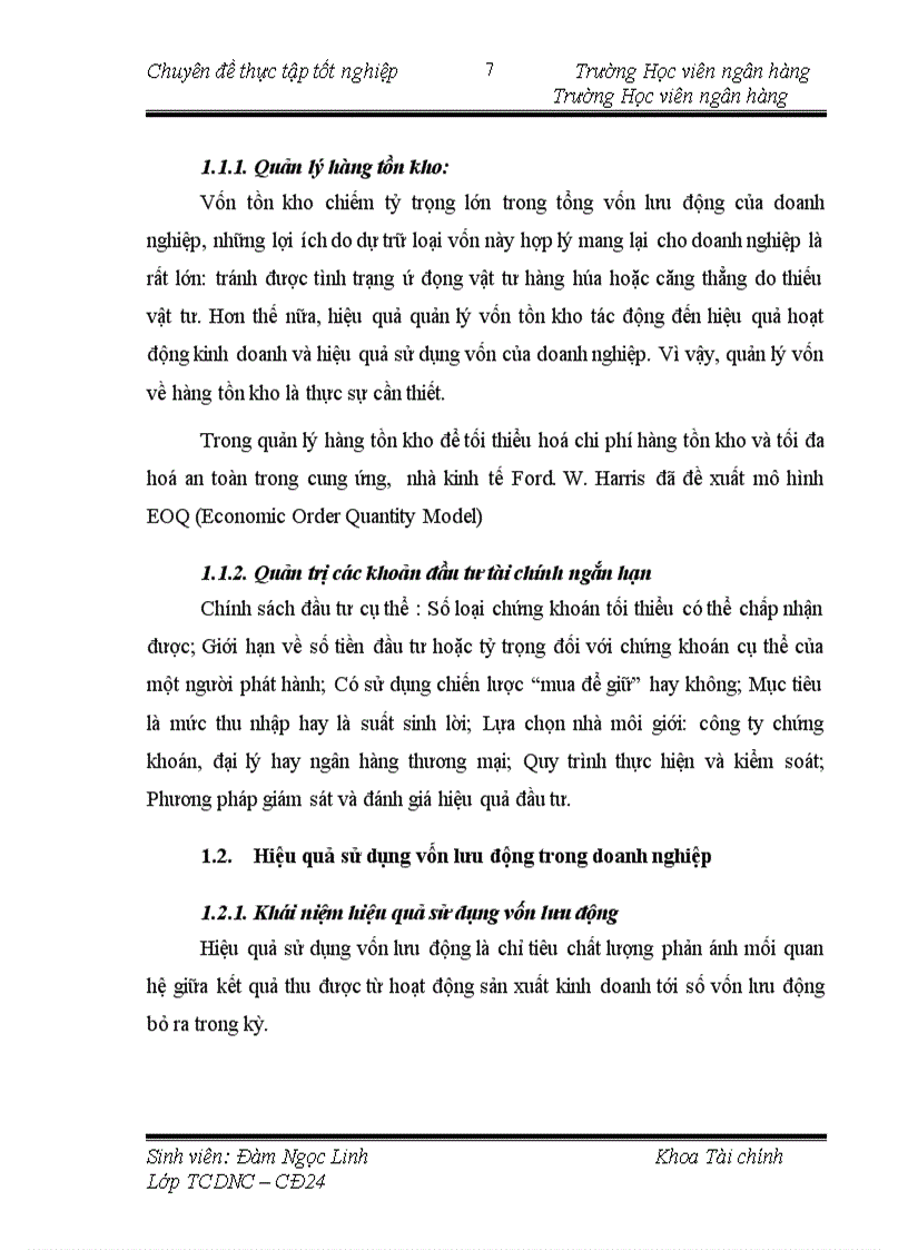 image for page Vốn lưu động và các giải pháp tài chính nâng cao hiệu quả sử dụng vốn lưu động tại Công ty thiết bị cấp thoát nước Sao Minh