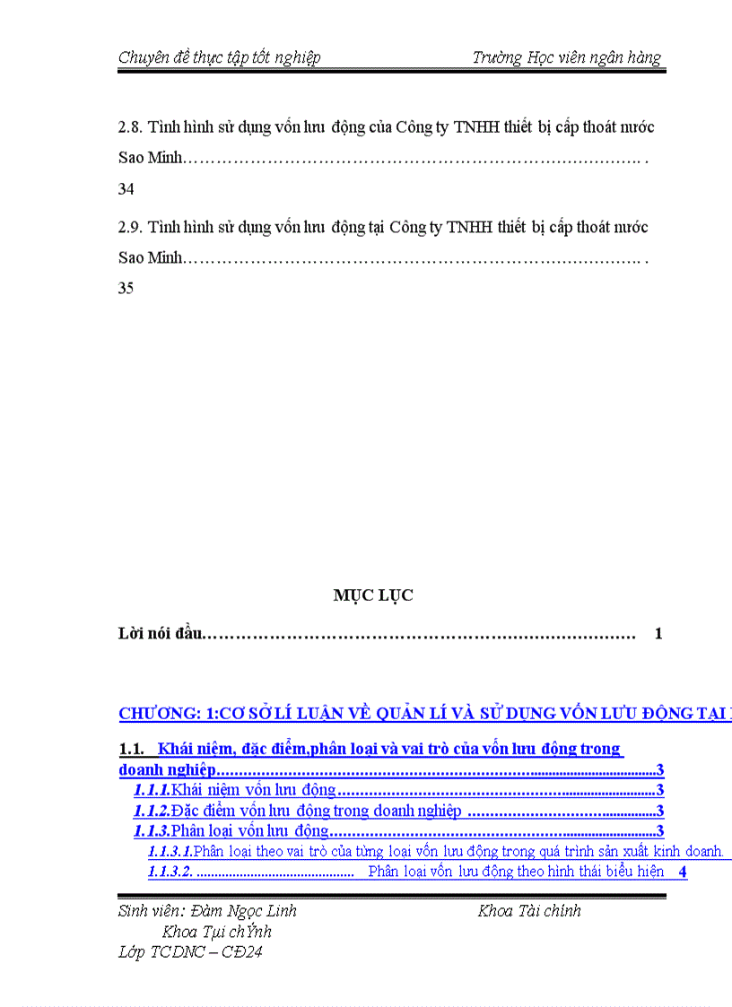 image for page Vốn lưu động và các giải pháp tài chính nâng cao hiệu quả sử dụng vốn lưu động tại Công ty thiết bị cấp thoát nước Sao Minh