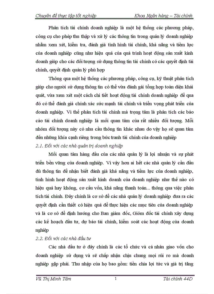 image for page Giải pháp hoàn thiện công tác phân tích tài chính tại Công ty Thương mại dịch vụ Tràng Thi