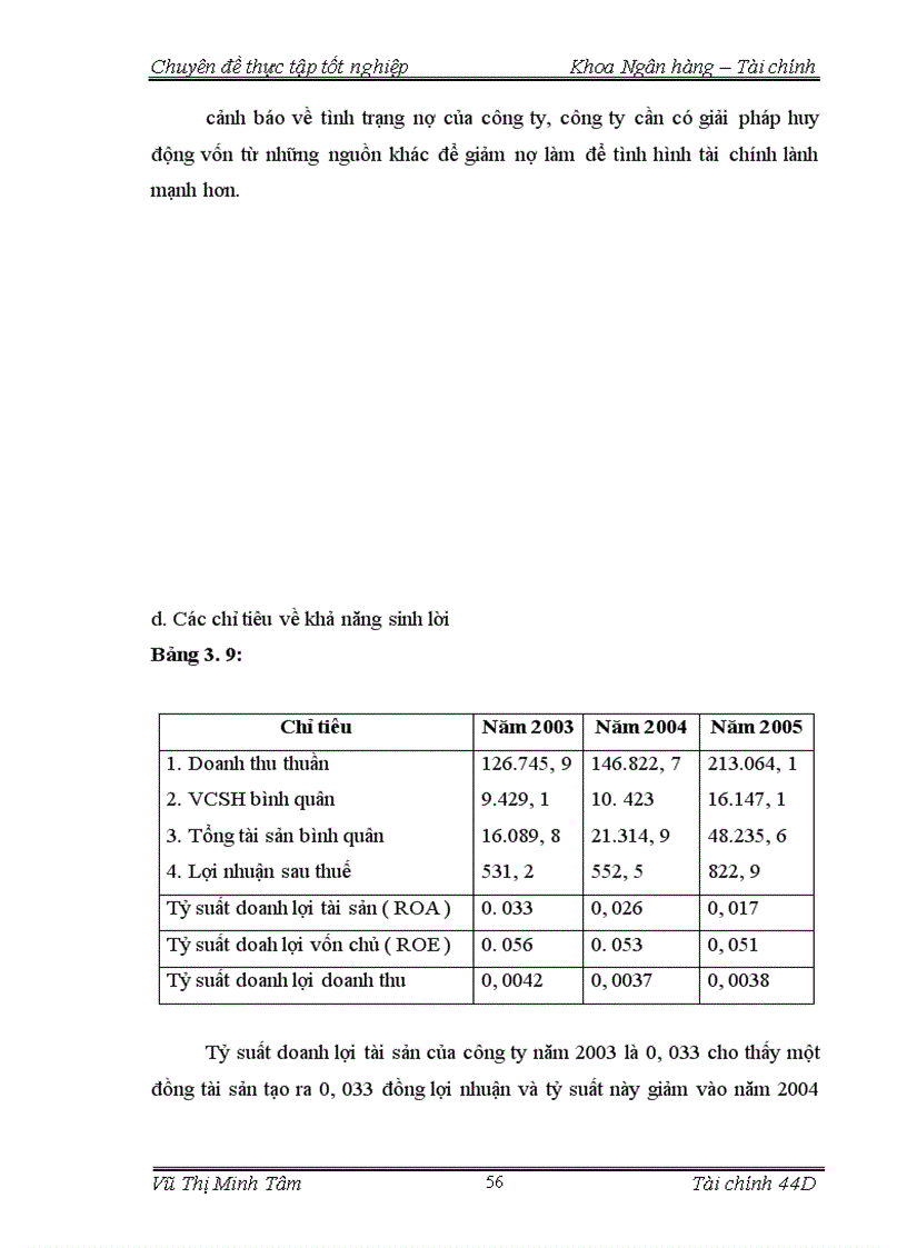 image for page Giải pháp hoàn thiện công tác phân tích tài chính tại Công ty Thương mại dịch vụ Tràng Thi