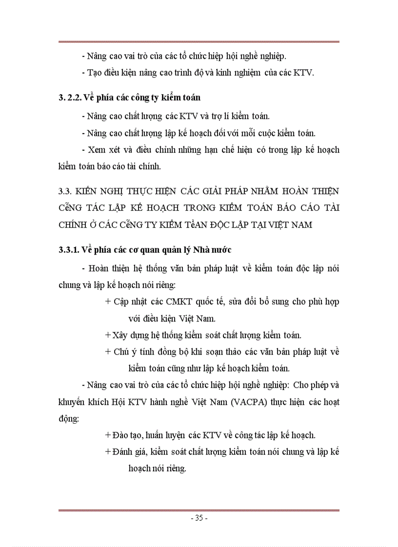 image for page Lập kế hoạch kiểm toán trong kiểm toán Báo cáo tài chính ở các công ty kiểm toán độc lập tại Việt Nam 1