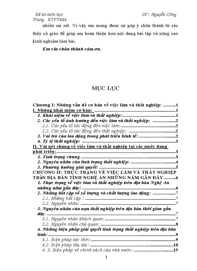 image for page Giải quyết vấn đề thất nghiệp sau khủng hoảng kinh tế tại tỉnh Nghệ An 1