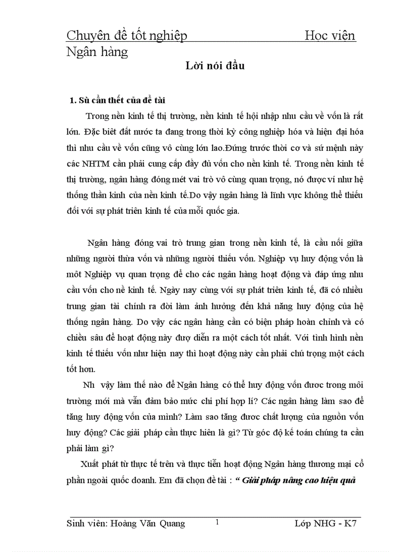 image for page Giải pháp nâng cao hiệu quả huy động vốn nói chung và hoàn thiện kế toán huy động vốn nói riêng tại NH VPBANK