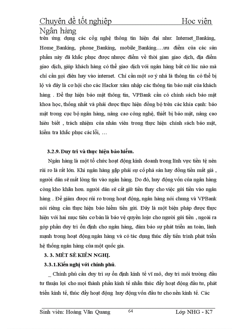 image for page Giải pháp nâng cao hiệu quả huy động vốn nói chung và hoàn thiện kế toán huy động vốn nói riêng tại NH VPBANK