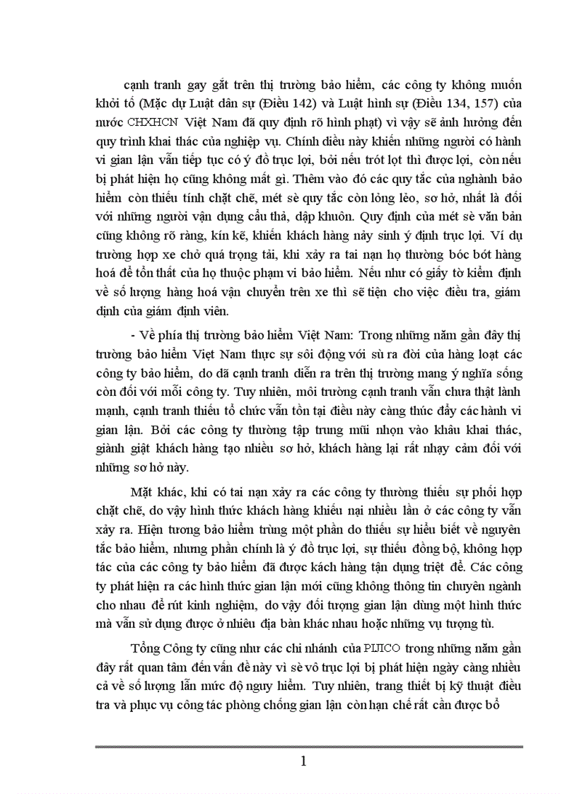 image for page Nâng cao hiệu quả trong công tác xác định phí và bồi thường tổn thất trong bảo hiểm vật chất xe cơ giới tại Công ty cổ phần bảo hiểm Petrolimex PJICO 1