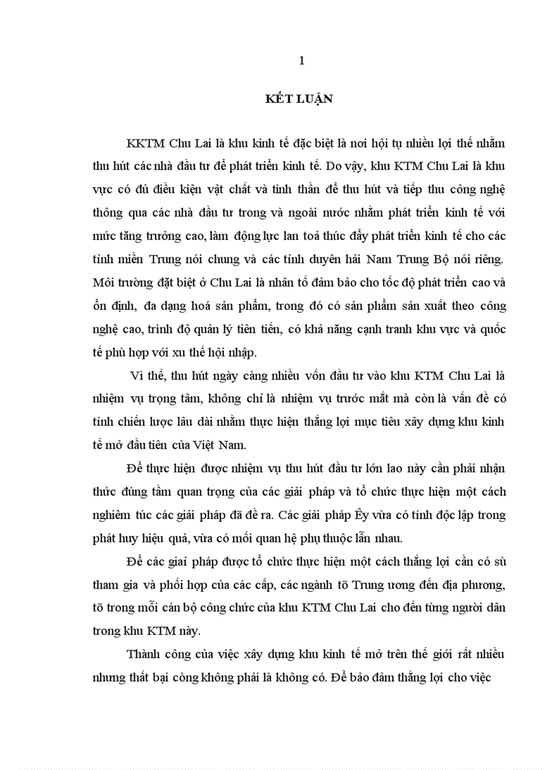 image for page Thu hút vốn đầu tư để phát triển khu kinh tế mở Chu Lai tỉnh Quang Nam